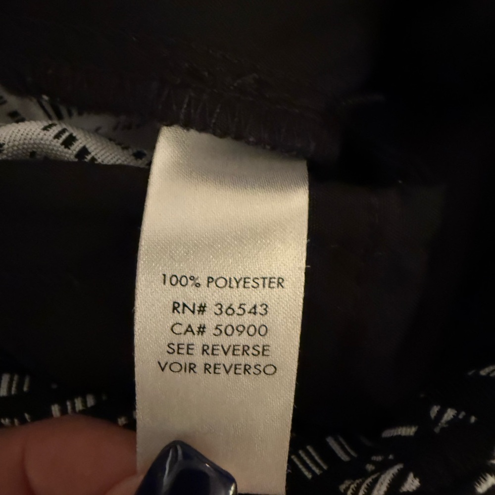 Calvin Klein Black and White Plaid Shorts - Picture 5 of 6